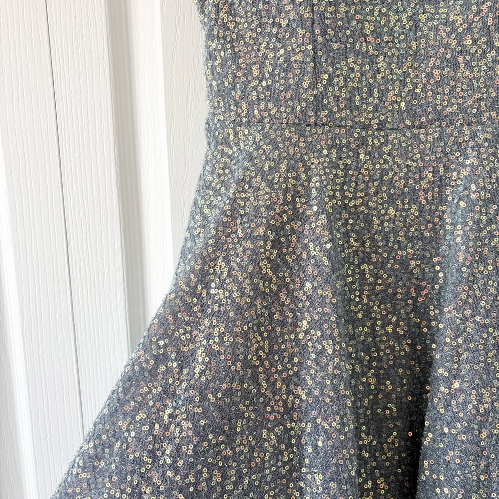 City Studio Blue Sequin Homecoming Dress - Picture 6 of 9